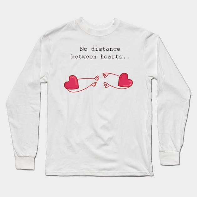 No Difference Between Hearts Long Sleeve T-Shirt by HeartFavoriteDesigns